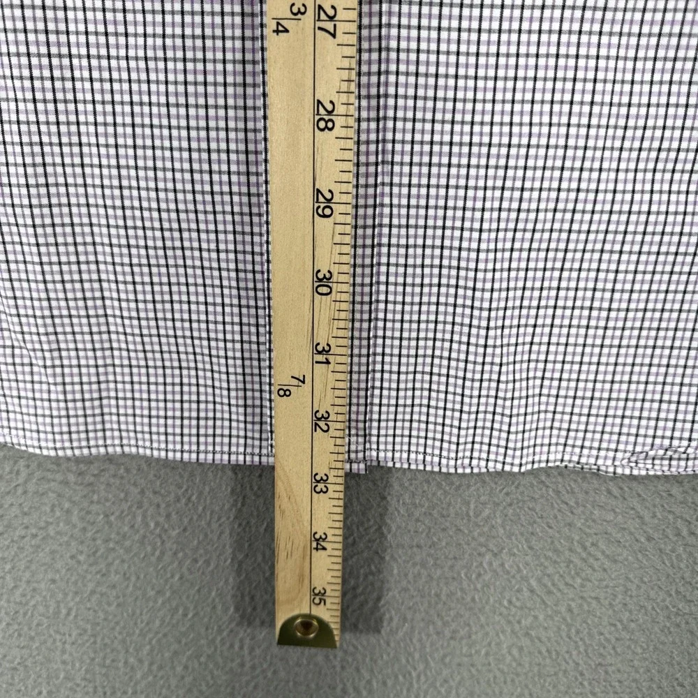 Ralph Lauren Blake Golf Shirt Mens Size Large Pink Gray‎ Button-Down Long Sleeve